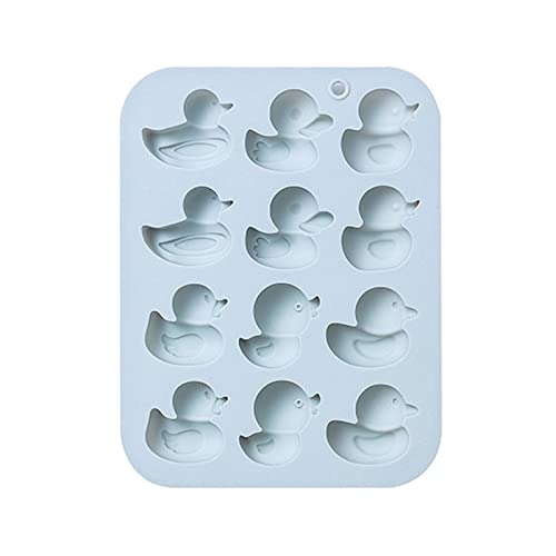 Aurgiarme Niedliche Enten Silikonharz Schimmel Fondant Form Kuchen Lieferungen Gebäckbackdekoration Werkzeuge Ornament Handgefertigt von Aurgiarme