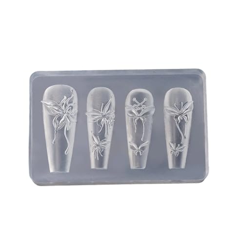 Mode Robuste Silikonform Set Für Bowknot Designs Tragbares Accessoire Für Nägel Art Ohrringe Und Halskettenhandwerk von Aurgiarme