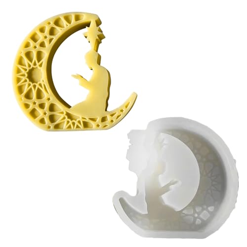 Mondformformform Epoxidharz Formen Eid Themen Kerzenform von Aurgiarme