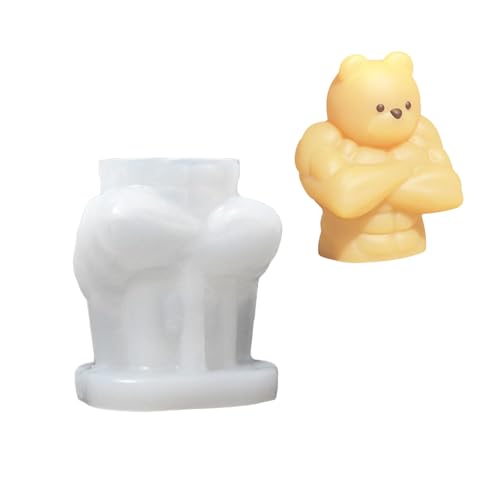Nicht STIAK Silikonbärenform Zum Handwerk 3D Aromatherapies Kerze Home Dekoration Schimmel Einzigartige Geschenkbildung von Aurgiarme