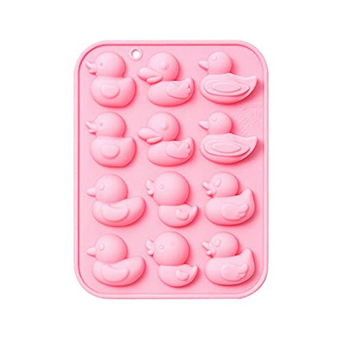 Niedliche Enten Silikonharz Schimmel Fondant Form Kuchen Lieferungen Gebäckbackdekoration Werkzeuge Ornament Handgefertigt von Aurgiarme