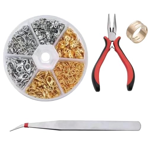 Schmuckherstellung Set Mit Zangen Complete Craft Für Armbänder Und Halsketten Metallschmuckzubehör Für Liebhaber Schmuckherstellung Set Mit Zangen Complete Craft Für Armbänder Und Halsketten Metallschmuckzubehör Für Liebhaber von Aurgiarme
