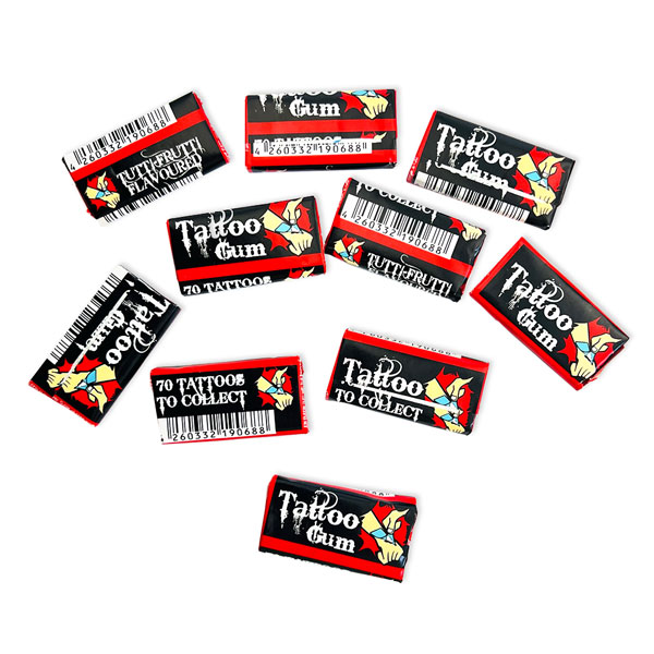 Kaugummi TRIBAL 10er Pack, inkl. Tattoo in Verpackung, 40g Kaugummi TRIBAL 10er Pack, inkl. Tattoo in Verpackung, 40g von Aurich