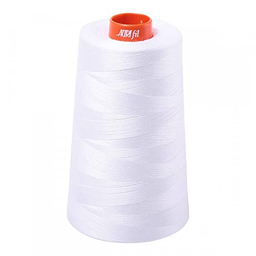 Aurifil 2024 Mako 50 Watt 100% Baumwollfaden, 6.452 Yard Kegel weiß Aurifil 2024 Mako 50 Watt 100% Baumwollfaden, 6.452 Yard Kegel weiß von Aurifil
