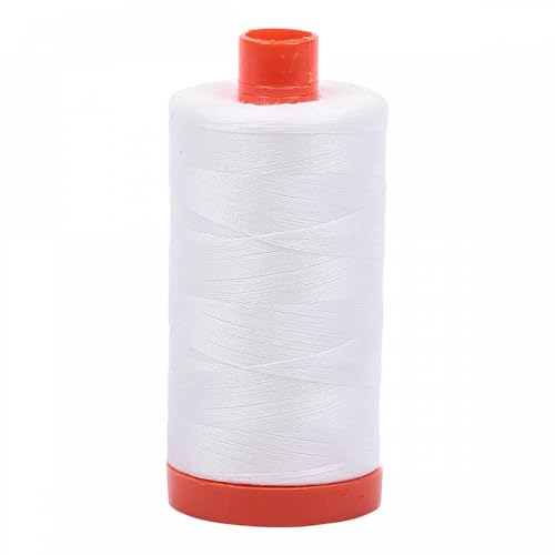 Aurifil 50 Wt Baumwolle, 1,400 m, Naturweiß Aurifil 50 Wt Baumwolle, 1,400 m, Naturweiß von Aurifil
