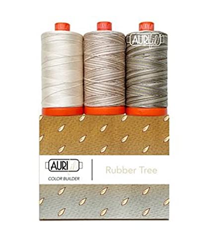 Aurifil 50wt Cotton Color Builder Thread Collection-Rubber Tree -AC50CP3-023 von Aurifil