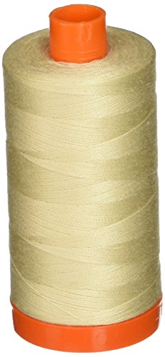 Aurifil A1050-2310 Mako-Baumwollgarn, solide, 50 WT, 1422 Yds hellbeige von Aurifil