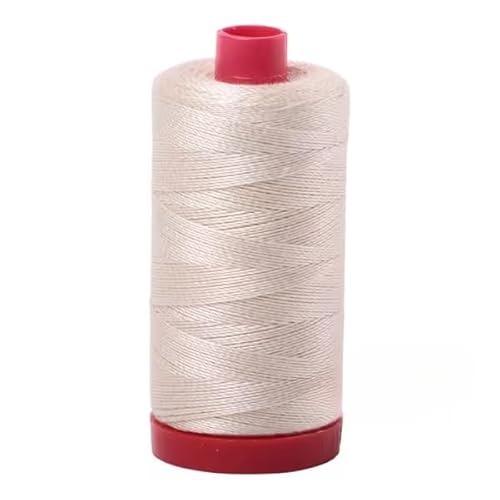 Aurifil Baumwollgarn, 12 W, Hellbeige, Nr. 2310, 100 % ägyptische Baumwolle, ideal für Handstickerei, Quilten, Ziernähen, hergestellt in Italien Aurifil Baumwollgarn, 12 W, Hellbeige, Nr. 2310, 100 % ägyptische Baumwolle, ideal für Handstickerei, Quilten, Ziernähen, hergestellt in Italien von Aurifil