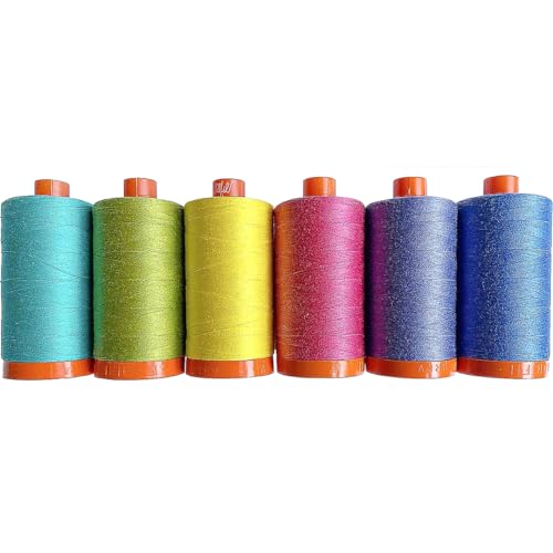 Aurifil Designer Thread Collection-Radiant Dreams By The Quilter's Planner -TQP50RD6 von Aurifil
