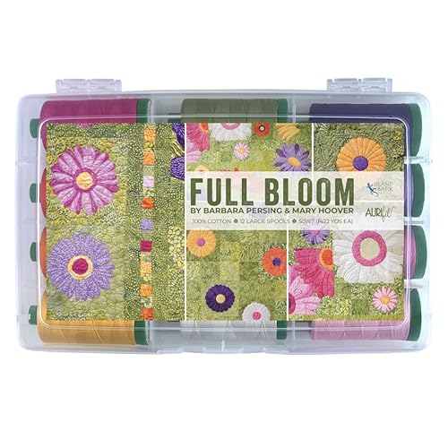 Aurifil Full Bloom by Barbara Persing Garn-Set, 100 % Baumwolle, ideal zum Nähen, Basteln und Patchwork Aurifil Full Bloom by Barbara Persing Garn-Set, 100 % Baumwolle, ideal zum Nähen, Basteln und Patchwork von Aurifil