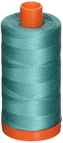 Aurifil Mako-Baumwollgarn, solide, 50 W, 1400 m, helles Jadegrün Aurifil Mako-Baumwollgarn, solide, 50 W, 1400 m, helles Jadegrün von Aurifil