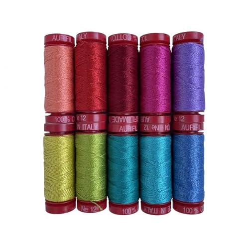 Aurifil Mini Foundations Garn aus 100 % Baumwolle, ideal zum Nähen, Quilten, Patchwork, Basteln, 12 W Aurifil Mini Foundations Garn aus 100 % Baumwolle, ideal zum Nähen, Quilten, Patchwork, Basteln, 12 W von Aurifil