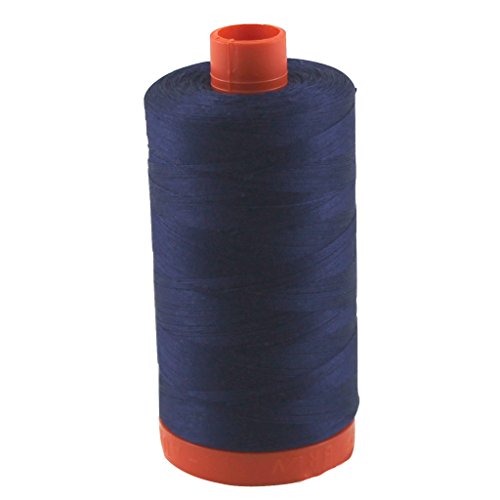 aurifil Gewinde 2784 Dark Navy Baumwolle Mako-50 WT Große Spule 1300 M von Aurifil