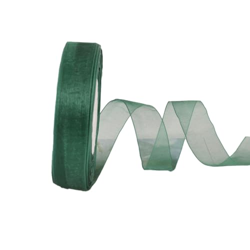 Auriselle 3 Rollen 25 mm x 45 Meter Organzaband, Band Transparentes Organza Breit Bänder DIY Geschenkband Schleifenband Dekoband für Tischband Stoffband Weihnachtsbaum Hochzeitsdekoration, Grün Auriselle 3 Rollen 25 mm x 45 Meter Organzaband, Band Transparentes Organza Breit Bänder DIY Geschenkband Schleifenband Dekoband für Tischband Stoffband Weihnachtsbaum Hochzeitsdekoration, Grün von Auriselle