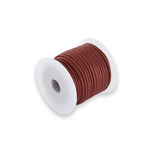 AURORIS 10m Rolle Baumwollband rund 1mm Farbe: hellbraun AURORIS 10m Rolle Baumwollband rund 1mm Farbe: hellbraun von Auroris