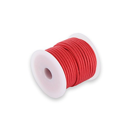 AURORIS 10m Rolle Baumwollband rund 1mm Farbe: rot AURORIS 10m Rolle Baumwollband rund 1mm Farbe: rot von Auroris