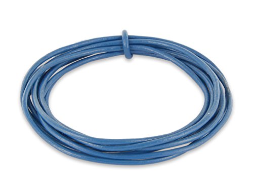 Auroris - 5m Lederband rund Ø 2 mm - Farbe wählbar - Variante: blau von Auroris