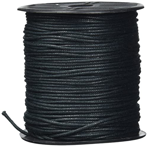 Auroris 100 m Rolle Baumwollband, rund 1,5 mm, schwarz Auroris 100 m Rolle Baumwollband, rund 1,5 mm, schwarz von Auroris