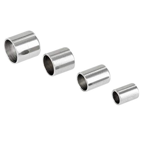 Auroris - Endkappen für Bänder aus Edelstahl - Loch: 4mm / 10 Stück Auroris - Endkappen für Bänder aus Edelstahl - Loch: 4mm / 10 Stück von Auroris