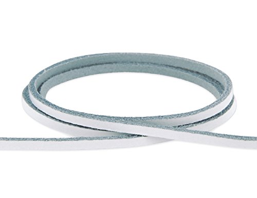 Auroris - Lederband 3x3 mm aus Rindsleder Länge: 5m, Farbe: weiß Auroris - Lederband 3x3 mm aus Rindsleder Länge: 5m, Farbe: weiß von Auroris