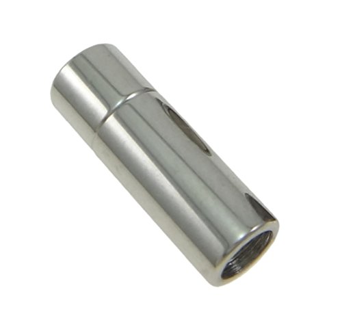 Auroris - zylinderförmiger Magnetverschluss aus Edelstahl - Loch: 4mm / 1 Stück von Auroris