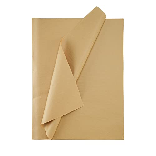 Seidenpapier bunt – 50 Blatt – 50 x 75 cm – Verpackungsmaterial für Kerzen, Kleidung, Seife – als Bastelpapier, Geschenkpapier – Hochzeit, Weihnachten – Füllmaterial in Versandkartons – BRAUN von Ausgewählt verpackt