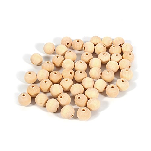 20 mm Runde Holzperlen, 50 Stück Natürliche Runde Holzperlen, Bemalen Runde Holzperlen, Handwerk Runde Holzperlen, Durchmesser des Lochs 5mm, für DIY Schmuck Zubehör 20 mm Runde Holzperlen, 50 Stück Natürliche Runde Holzperlen, Bemalen Runde Holzperlen, Handwerk Runde Holzperlen, Durchmesser des Lochs 5mm, für DIY Schmuck Zubehör von Ausla