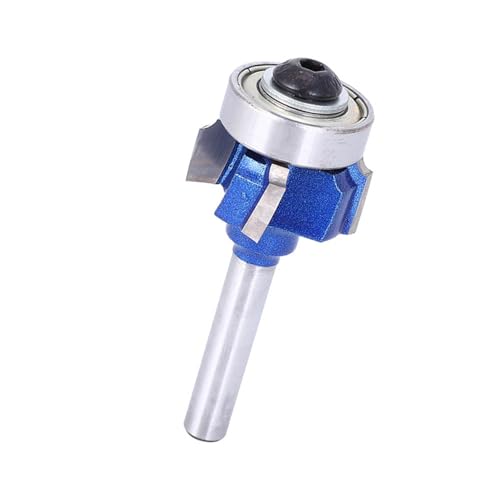Abrundfräser Kantenschneider Fräser, R1 / R2 / R3 Holzbearbeitung Fräser, 4 Zähne Trimmen Cutter Trimmer Fräser, Cemented Carbid, für Elektrische Trimmer (8 x R2) von Ausla