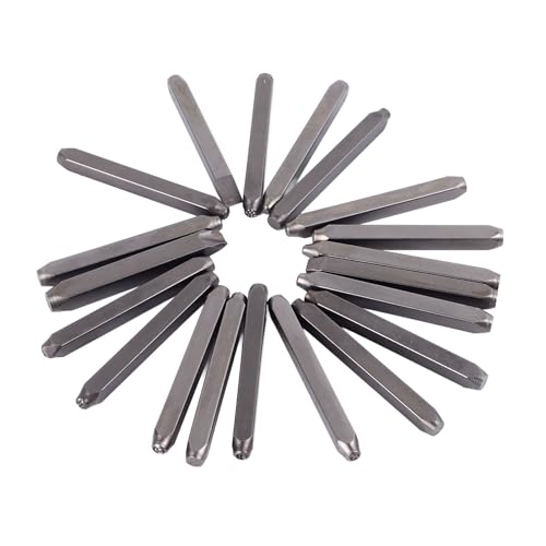 Ausla 20pcs Easy Gravur Metall Blumenmuster Stempel Set, Geeignet für DIY -Blumen Stempel Werkzeug Verschiedene Muster, die Basteln mit Argo Ergonomischem Griff, Blätter Dauerhafte Marke an von Ausla