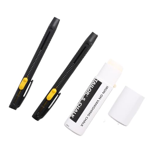 Ausla 2pcs Kreidemarkierungen Zum Nähen, Schneiderkreidestifte mit Nachfüllungen für Handwerk und Nähen Ausla 2pcs Kreidemarkierungen Zum Nähen, Schneiderkreidestifte mit Nachfüllungen für Handwerk und Nähen von Ausla