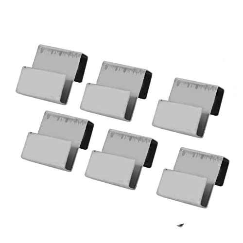 Ausla 50pcs Edelstahl -Gewächshaus -Glasklammern Rahmenfixierende Klemme, Einfache Installation, Robuste Fixierung und Praktische Packung, Vielseitiger Gebrauch mit Edelstahlmaterial und S von Ausla