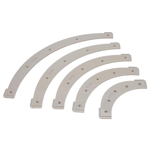 Ausla 5PCS Router Eckradius-Schablone, R100 R150 R200 R250 R300 mit Abnehmbarer Führung für die Holzbearbeitung und Eckenabrundung Ausla 5PCS Router Eckradius-Schablone, R100 R150 R200 R250 R300 mit Abnehmbarer Führung für die Holzbearbeitung und Eckenabrundung von Ausla