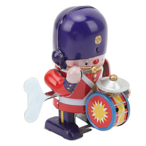 Ausla Blechspielzeug Uhrwerk Trommler Spielzeug, Antik Aufziehmechanismus Laufender Soldat Trommelnd Figur Spielzeug für Erwachsene Sammlerstück Deko, Party Mitgebsel Ausla Blechspielzeug Uhrwerk Trommler Spielzeug, Antik Aufziehmechanismus Laufender Soldat Trommelnd Figur Spielzeug für Erwachsene Sammlerstück Deko, Party Mitgebsel von Ausla