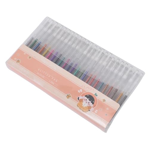 Ausla Glitzergelstifte, 48 Farben Sparkle Gel Marker, Glatte Tintenfluss, Ergonomischer Griff, Ideal für Handwerk und Schularbeiten Ausla Glitzergelstifte, 48 Farben Sparkle Gel Marker, Glatte Tintenfluss, Ergonomischer Griff, Ideal für Handwerk und Schularbeiten von Ausla