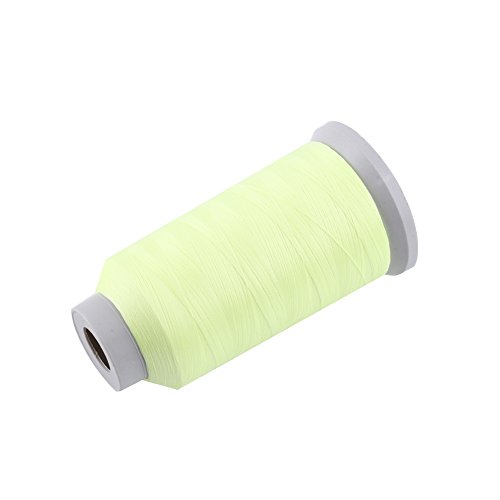 Ausla Glühen Im Dunklen Stickfaden, Polyesterstoff mit Lebendigen Farben und 150D/2 Dicke für Kreative Maschinenstick- und Nähprojekte (3000 Meter) von Ausla