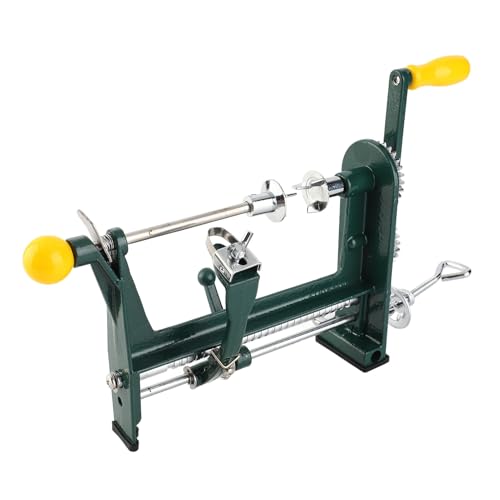 Ausla Handkurbel Orangenschäler, Multifunktions -Edelstahl -Küche Frucht Gemüseschale Remover Handbuch Schnelles Schälen, Top Option Einfach zu Warten, Sicheres Klemmdesign, Mühelos von Ausla