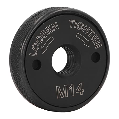 Ausla M14 Winkelmühle Flanschmutter, Müheloses Zubehör ändern, Vielseitiges M14 -Design, Sichere Verriegelung, Premium -Haltbarkeit, Einfache Installation mit, Paket für Note von Ausla