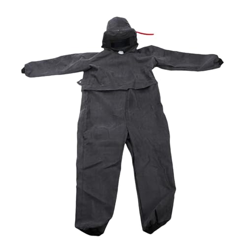 Ausla Sandstrahlanzug, Gummi-Stoffschutzbekleidung mit Integriertem Helm und Lufteinlass für Sprühmalerei und Konstruktion von Ausla