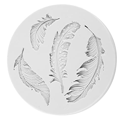 Ausla Silikonfeder Kochform, Sicher und Vielseitig, Schokoladenback mit Silikon Fondantform, Cleveres Design, Hochtemperaturbeständig Ausla Silikonfeder Kochform, Sicher und Vielseitig, Schokoladenback mit Silikon Fondantform, Cleveres Design, Hochtemperaturbeständig von Ausla