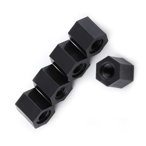Ausla Spacer Standoff, Nylon -Anti -Signal Interferenz M3 HEX Gewinde Pattsituationen mit Glatte Oberfläche für PCB Baugruppenprojekte (M3*5) von Ausla