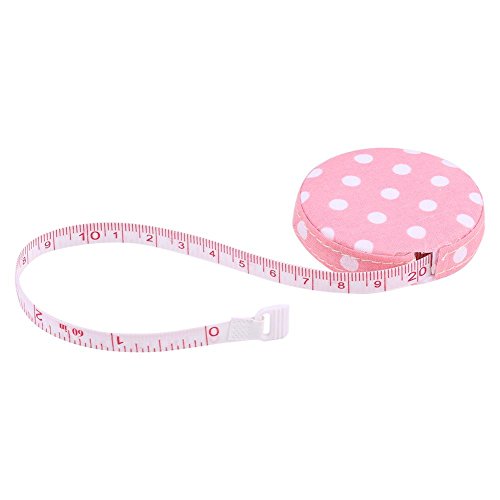 Ausla Maßband Körper, Körperumfangmaßband, Einziehbares Lineal, 150 cm / 60 Zoll, 5,2 cm Maßbanddurchmesser, Schneidermaßband Ausla Maßband Körper, Körperumfangmaßband, Einziehbares Lineal, 150 cm / 60 Zoll, 5,2 cm Maßbanddurchmesser, Schneidermaßband von Ausla