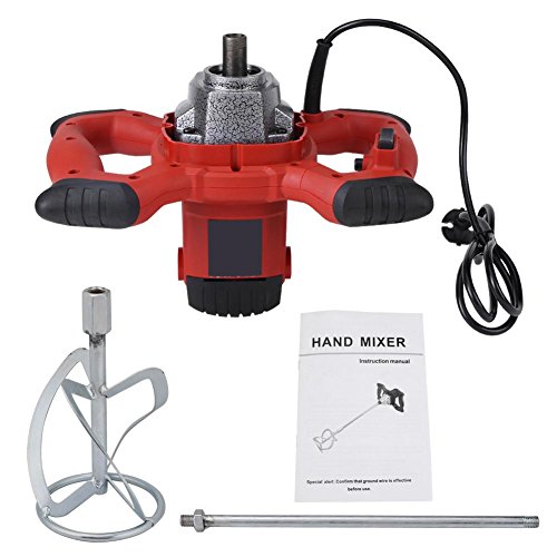 Mörtelrührer, 1500 W Ac 220 V, Betonmischer Elektrischer Zementmischer, Tragbar, Mit 6 Geschwindigkeiten, Zum Mischen Von Zementmörtel, Farbe Kitt Mörtelrührer, 1500 W Ac 220 V, Betonmischer Elektrischer Zementmischer, Tragbar, Mit 6 Geschwindigkeiten, Zum Mischen Von Zementmörtel, Farbe Kitt von Ausla