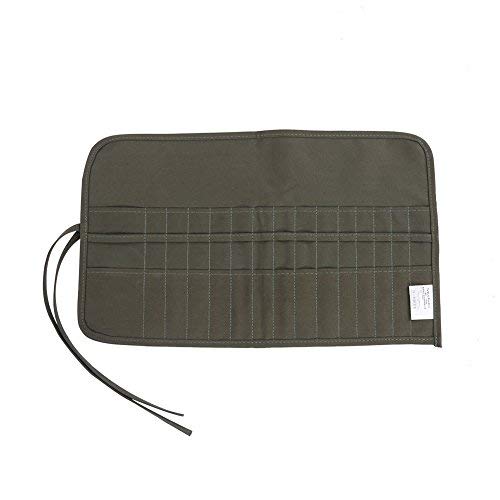 Stifterolle Rollmäppchen, 30 Löcher Pinseltasche, Leinwand Pinseltasche Federmäppchen, für Künstler Feder Aquarell Öl-Pinsel, 48 x 30 cm, Armee-Grün Stifterolle Rollmäppchen, 30 Löcher Pinseltasche, Leinwand Pinseltasche Federmäppchen, für Künstler Feder Aquarell Öl-Pinsel, 48 x 30 cm, Armee-Grün von Ausla