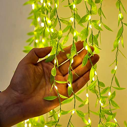 Ausolee Solar Lichterkette Aussen, Weidenblatt Lichterkette 100LED 10M/32Ft,Wasserdicht Solarlichterkette,Lichterkette Außen für Hochzeit, Zaun,Partys, gartendeko für draußen (Weidenblätter, 10M) Ausolee Solar Lichterkette Aussen, Weidenblatt Lichterkette 100LED 10M/32Ft,Wasserdicht Solarlichterkette,Lichterkette Außen für Hochzeit, Zaun,Partys, gartendeko für draußen (Weidenblätter, 10M) von Ausolee
