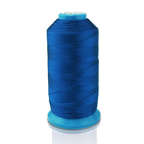 Aussel Bonded Nylon Nähgarn 1500 Yard Größe T70# 69 für die Polsterung, Außenmarkt, Drapierung, Friesen, Gepäck, Geldbörsen (Dark Blue) von Aussel