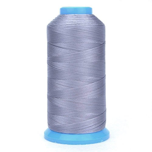 Aussel Bonded Nylon Nähgarn 1500 Yard Größe T70# 69 für die Polsterung, Außenmarkt, Drapierung, Friesen, Gepäck, Geldbörsen (Grey) von Aussel