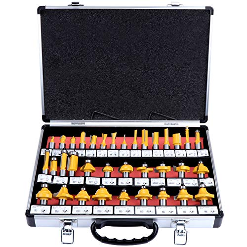 Aussel Fräsbohrer-Set, Wolframkarbid, 12,7 mm, 12,7 mm, mit Aufbewahrungskoffer, 35 Stück Aussel Fräsbohrer-Set, Wolframkarbid, 12,7 mm, 12,7 mm, mit Aufbewahrungskoffer, 35 Stück von Aussell