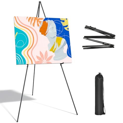160cm großes easel staffelei schwarz für Hochzeits Sitzpläne Künstler Plakate stabil leicht verstellbar mit rutschfestem Gummifuß tragbar faltbar für einfache Montage vielseitig einsetzbar 160cm großes easel staffelei schwarz für Hochzeits Sitzpläne Künstler Plakate stabil leicht verstellbar mit rutschfestem Gummifuß tragbar faltbar für einfache Montage vielseitig einsetzbar von Ausune