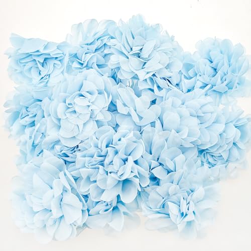 20 Stück Netzstoff Blumen Nähen Stoff Applikationen Stirnband Verzierungen für DIY Handwerk Hochzeit Dekor unsichtbar blau 20 Stück Netzstoff Blumen Nähen Stoff Applikationen Stirnband Verzierungen für DIY Handwerk Hochzeit Dekor unsichtbar blau von Auswalar