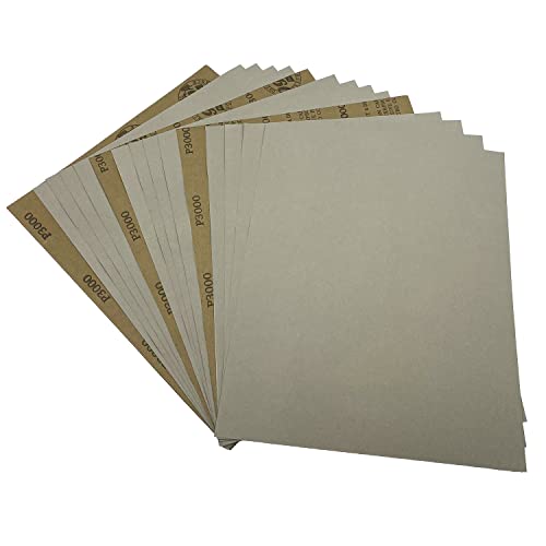 AutKerige 15 stück 3000 körnung Schleifpapier,230 x 280mm Nass-und-Trocken Schleifblätter für Handwerk Glas Metall Rostentfernung AutKerige 15 stück 3000 körnung Schleifpapier,230 x 280mm Nass-und-Trocken Schleifblätter für Handwerk Glas Metall Rostentfernung von AutKerige